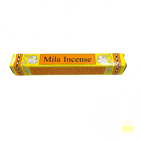 Schachtel mit tibetischem natürlichem Weihrauch von Mila für die Meditation.