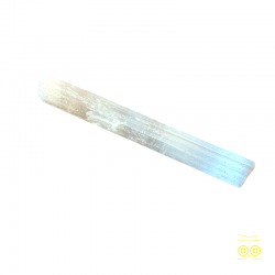 Selenitstab zum Aufladen der Steine und zum Üben von Yoga, Reiki und Meditation.