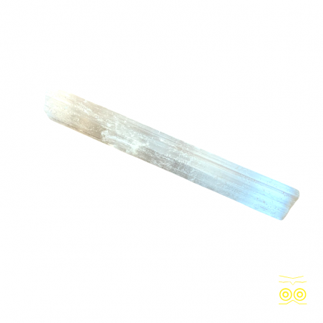 Stick di selenite per ricaricare le pietre e praticare yoga e reiki e meditazione.