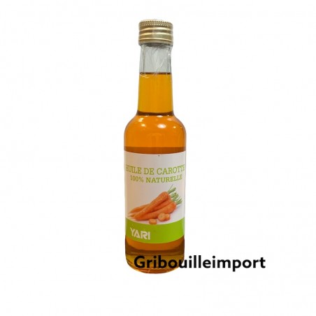 Olio di carota 100% naturale per pelle e capelli.