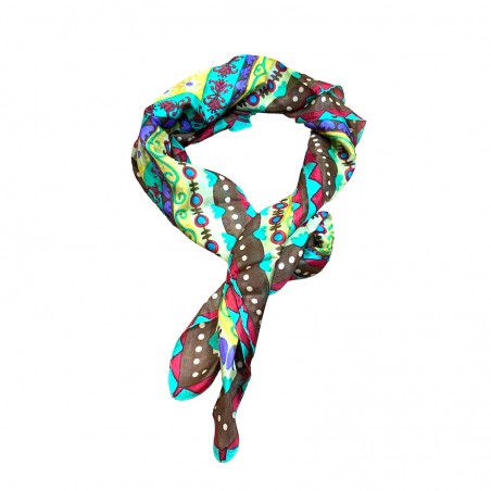 Hervorragender Schal aus reiner indischer Seide.