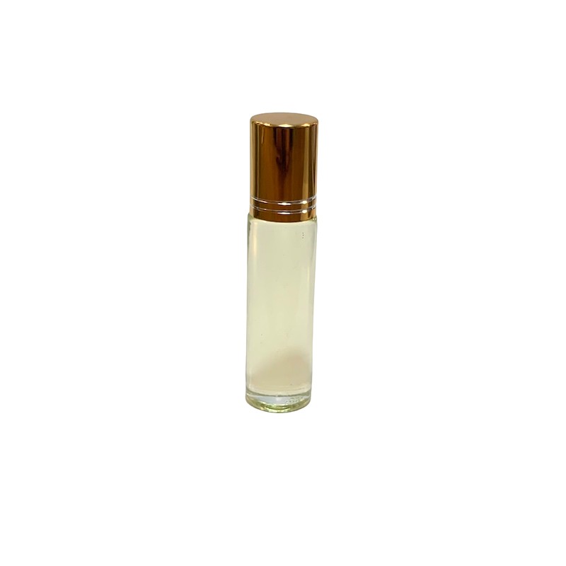 Bottle of pure rose alcohol-free perfume.