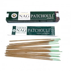 Golden Nag Patchouli incense