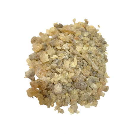 Copal resin incense for the purification of homes.