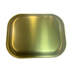 Dos du plateau à rouler en métal  "Herzog Roor".