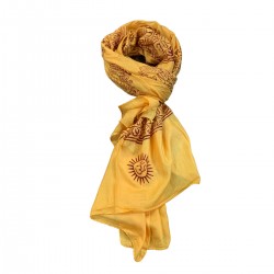 Benares gelber Schal aum.