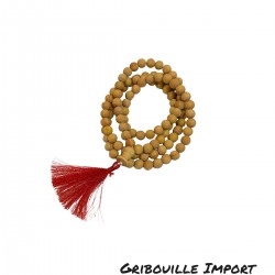 Tibetan sandalwood mala.