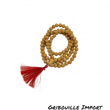 Tibetan sandalwood mala.