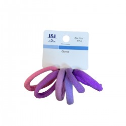 Elastici o elastici per capelli viola.