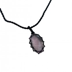 Ciondolo in pietra ametista