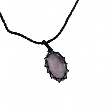 Ciondolo in pietra ametista