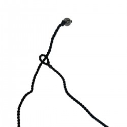 Attache de medaillon de pierre de quartz rose en collier.