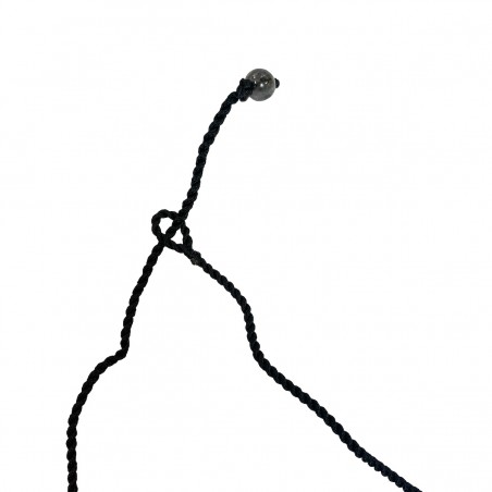 Attache de medaillon de pierre de quartz rose en collier.