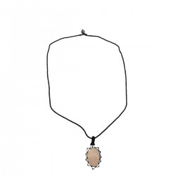 Rosenquarz-Stein-Anhänger