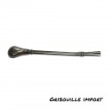 Pipe paille pour le maté nommée bombilla.