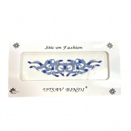 Adesivo gioiello in pelle di zaffiro Bindi