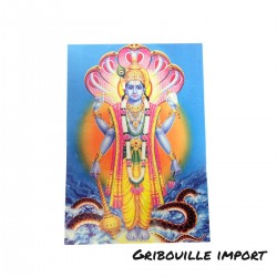God Vishnu Postcard