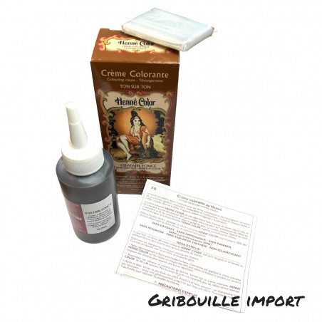 Crema Colorante Henné Castano Scuro 90ml
