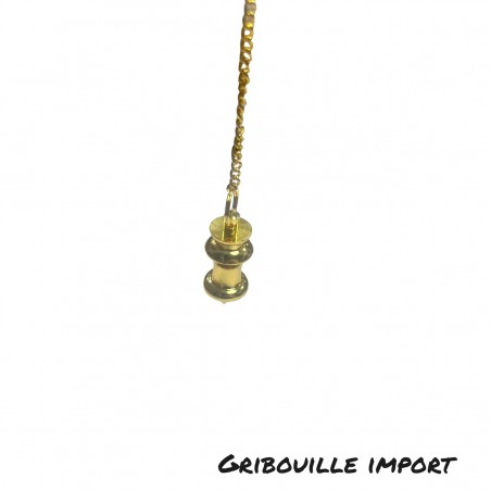 Sekhmet Golden Metal Pendulum