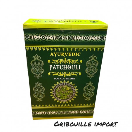 Ayurvedischer Patchouli Masala Weihrauch x12