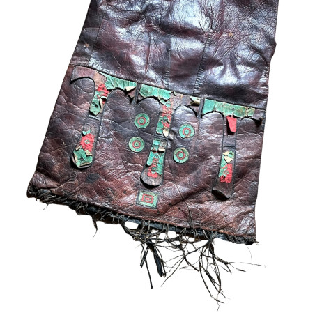 Tuareg-Lederkissendekoration.