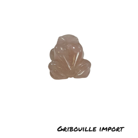 Pietra di quarzo rosa rana.