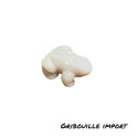 Grenouille en pierre de Quartz Blanc.