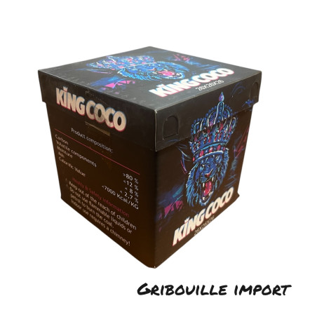 Carbone naturale King Coconut per narghilè da 1 kg