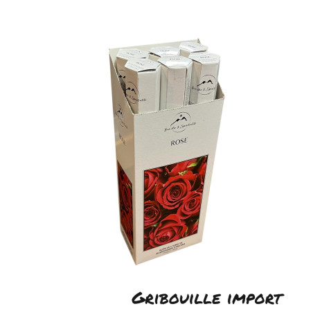 Pink-scented Indian incense in packs of 6