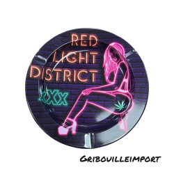 Portacenere in metallo "Red Light District Amsterdam"