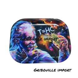 Einstein Cannabis Metalltablett