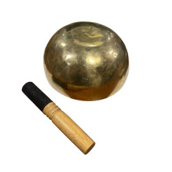 Riesige singende buddhistische Bronzeschale