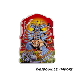 Calcomanía de la Diosa Kali de Doble Cara