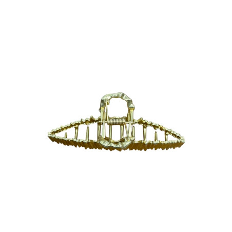 Fermaglio per capelli in metallo dorato