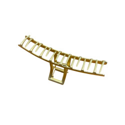 Barrette Cheveux Métal Doré Longue