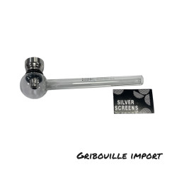 Pipe en verre DK en forme de boule.