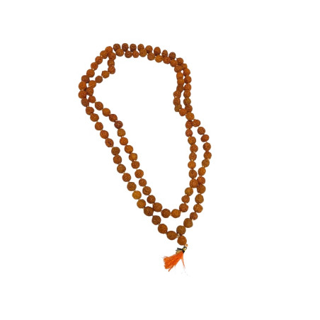 Collana Mala con semi di Rudraksha