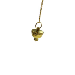 Pendule docteur Le Gall métal doré
