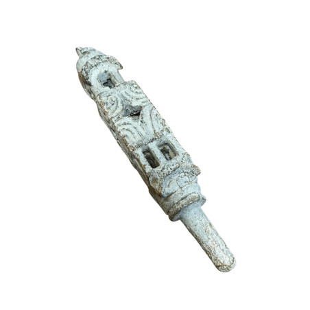 bouchon sculpté en bois du Rajasthan