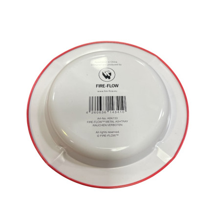 Back "No Smoking" Metal Ashtray