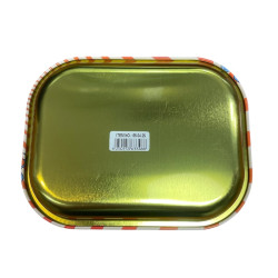 "Black Leaf" Samurai Metal Tray