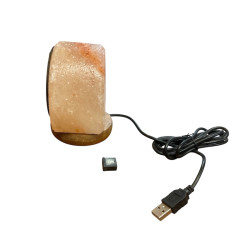 lámpara de sal rosa yin yang