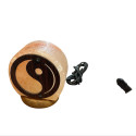 Lampe en sel de l'Hymalaya Yin Yang