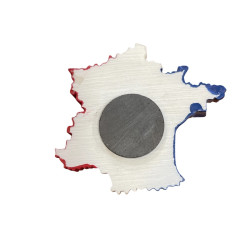 Magnet Carte France Régions Tricolore