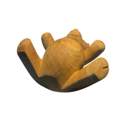 Hand-Carved Wooden Bear – Unique Handmade Piece 19 cm