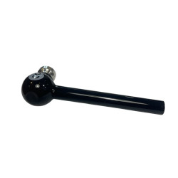 sfera di vetro nero per pipa
