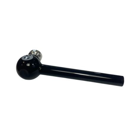 sfera di vetro nero per pipa