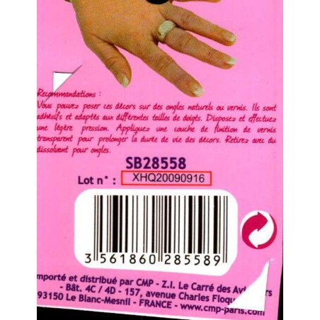 Dekore Maniküre Nagel Stickers French Pose Nail Art Onglerie