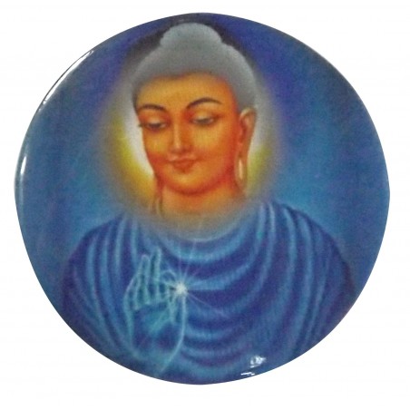 Badge Buddha Divinity Image Original India Zen Buddhism Meditation