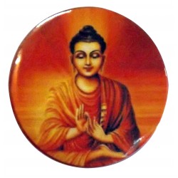 Badge Buddha Divinity Image Original India Zen Buddhism Meditation